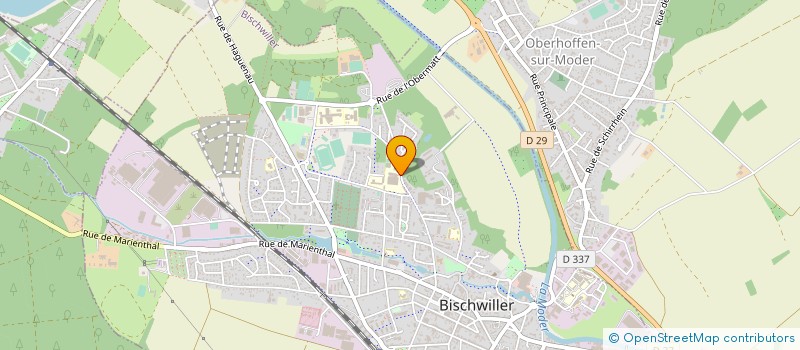 localisation de l'entreprise CENTRE D'ANIMATION SOCIAL ET FAMILIAL DE BISCHWILLER  BISCHWILLER
