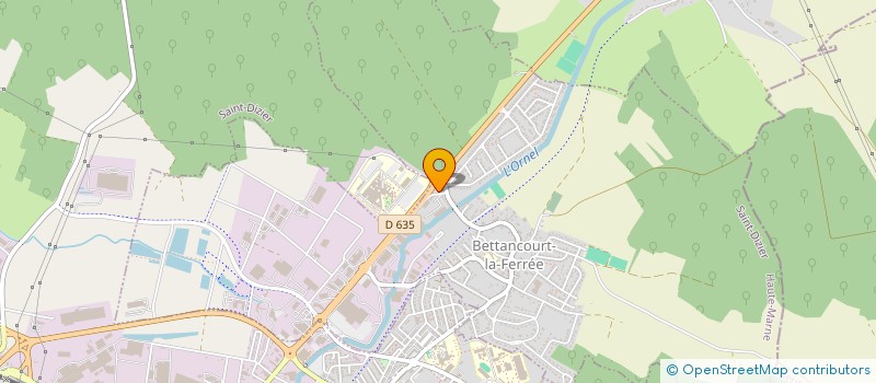 localisation de l'entreprise CENTRE D'APPEL DE CHAMPAGNE à BETTANCOURT-LA-FERREE