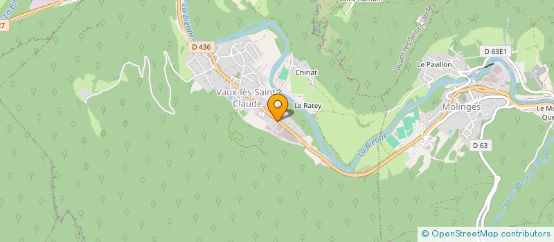 localisation de l'entreprise CENTRE D'APPLICATION TECHNIQUE DU JURA  BLETTERANS