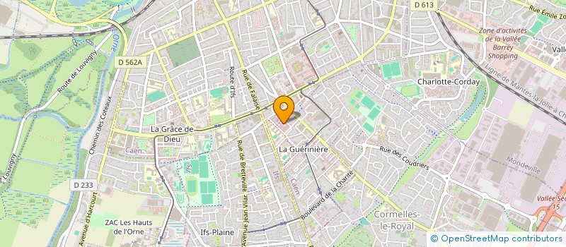 localisation de l'entreprise CENTRE D'APPRENTISSAGE AUX METIERS DE L'ENERGIE à CAEN