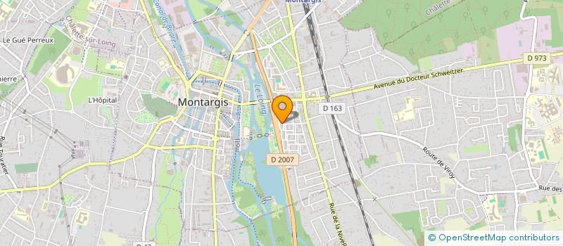 localisation de l'entreprise CENTRE D'APPRENTISSAGE DE LA LANGUE FRANCAISE ET DE FORMATIONS PROFESSIONNELLES  FRESNES