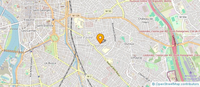 localisation de l'entreprise CENTRE D'ART VOCAL TOULOUSE OCCITANIE - PRODUCTIONS ALMA CANTOA  TOULOUSE