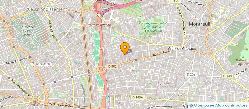 localisation de l'entreprise CENTRE D'ECHANGES FRANCO CHINOIS à BAGNOLET