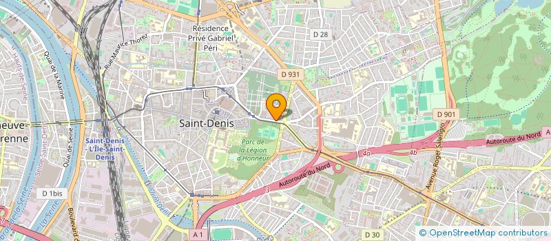 localisation de l'entreprise CENTRE D'ECHO RADIOLOGIE à SAINT-DENIS