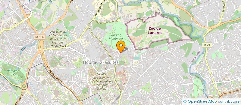 localisation de l'entreprise CENTRE D'ECHOGRAPHIE CARDIOVASCULAIRE à MONTPELLIER
