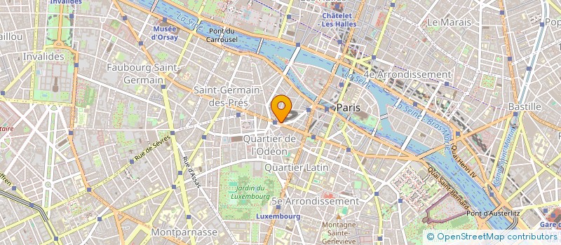 localisation de l'entreprise CENTRE D'ECHOGRAPHIE DE L'ODEON  PARIS