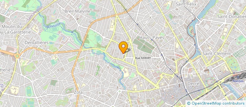 localisation de l'entreprise CENTRE D'ECHOGRAPHIE OCTAVE FEUILLET à NANTES