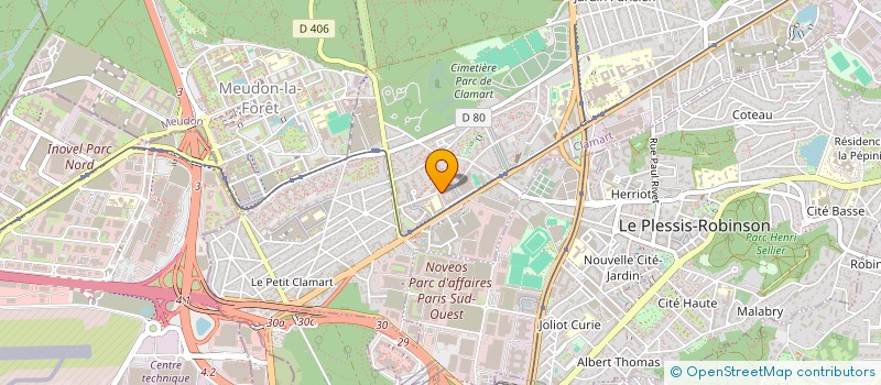 localisation de l'entreprise CENTRE D ECONOMIE DU DEVELOPPEMENT ET DE LA SOUTENABILITE DE LA CROISSANCE à CLAMART