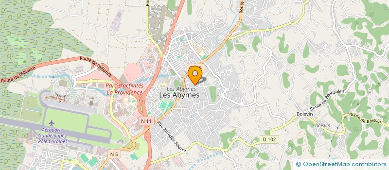 localisation de l'entreprise CENTRE D'EDUCATION CHRETIENNE ET CULTUREL DE LA GUADELOUPE à LES ABYMES