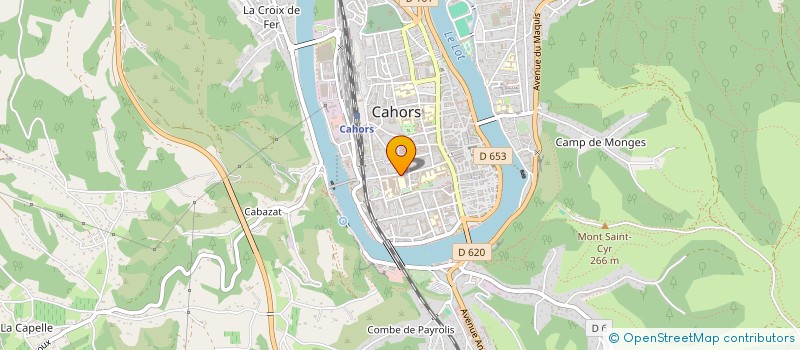 localisation de l'entreprise CENTRE D'EDUCATION DIABETIQUES DU LOT à CAHORS