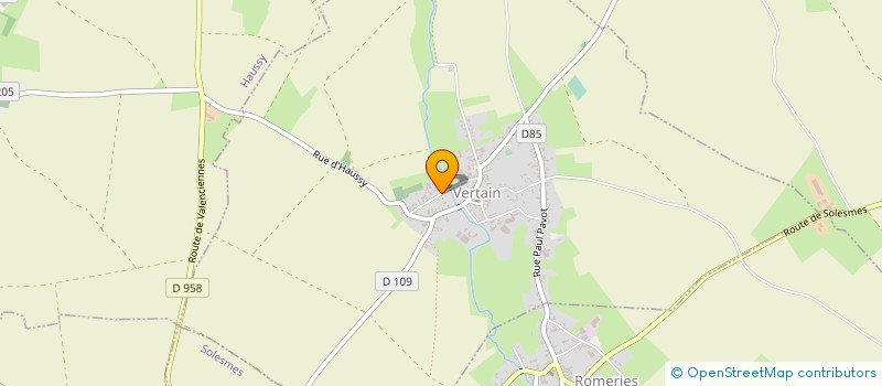 localisation de l'entreprise CENTRE D'EDUCATION ET LOISIRS  VERTAIN