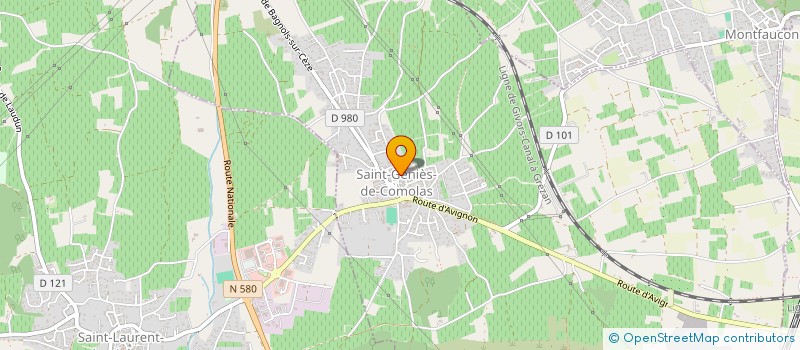 localisation de l'entreprise CENTRE D EDUCATION MOTO à SAINT-GENIES-DE-COMOLAS