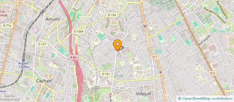 localisation de l'entreprise CENTRE D'EDUCATION ROUTIERE DES ESSELIERES à VILLEJUIF