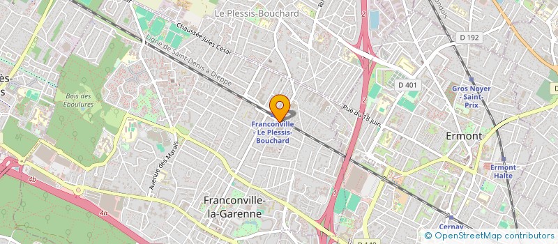 localisation de l'entreprise CENTRE D'EDUCATION ROUTIERE PAR METHODE ACCELEREE OU TRADITIONNELLE  FRANCONVILLE