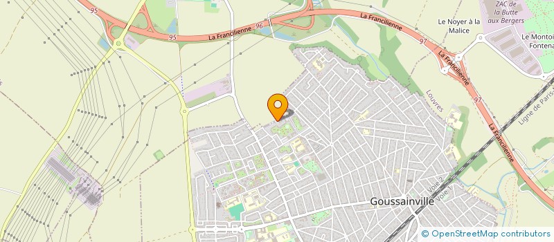 localisation de l'entreprise CENTRE D'EDUCATION TAMOULE (FRANCO INDIENNE)  GOUSSAINVILLE