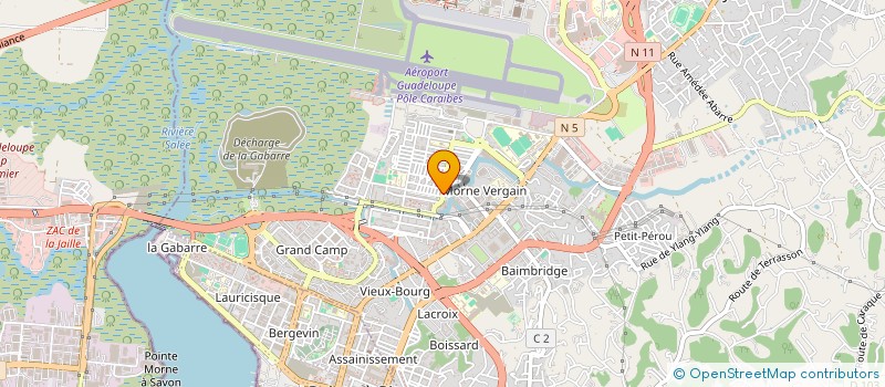localisation de l'entreprise CENTRE D'EDUCATION USAGERS DE LA ROUTE à LES ABYMES