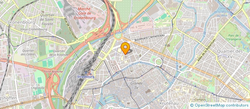 localisation de l'entreprise CENTRE D'ENDOSCOPIE ET DE MEDECINE AMBULATOIRE à STRASBOURG
