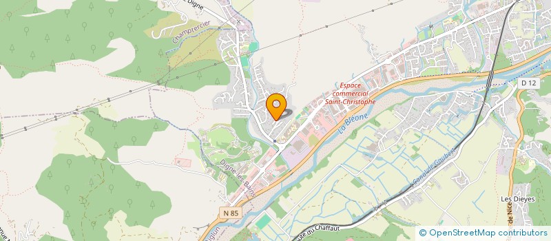 localisation de l'entreprise CENTRE D ENSEIGNEMENT DE PRATIQUES CORPORELLES ET ENERGETIQUES DIGNOIS à DIGNE-LES-BAINS