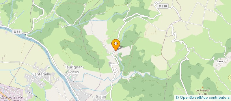 localisation de l'entreprise CENTRE D'ENSEIGNEMENT EN MEDECINE ALTERNATIVE ET OSTEOPATHIE. à GAJAN
