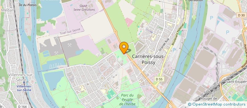 localisation de l'entreprise CENTRE D'ENSEIGNEMENT ET DE RECHERCHE ISLAMIQUE DE FRANCE  CARRIERES-SOUS-POISSY