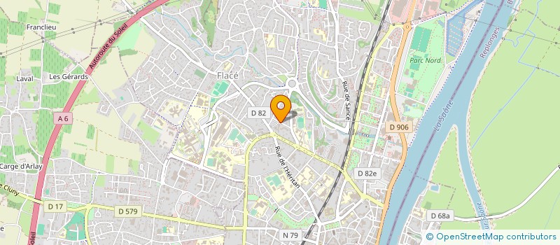 localisation de l'entreprise CENTRE D'ENSEIGNEMENT JEAN MACE à MACON