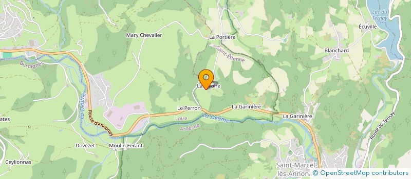 localisation de l'entreprise CENTRE D'ENSEIGNEMENT PROFESSIONNEL SUR LES ARBRES ET LEUR ENVIRONNEMENT  SAINT-JULIEN-MOLIN-MOLETTE