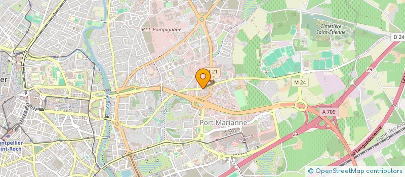 localisation de l'entreprise CENTRE D'ENSEIGNEMENT SUPERIEUR D'ADMINISTRATION ET DE MANAGEMENT DES ENTREPRISES SUP à MONTPELLIER