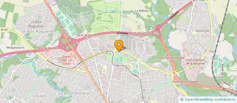 localisation de l'entreprise CENTRE D'ENSEIGNEMENT SUPERIEUR EN OPTIQUE LUNETTERIE, CESOL à NANTES