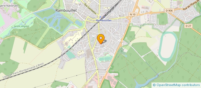 localisation de l'entreprise CENTRE D'ENSEIGNEMENT ZOOTECHNIQUE à RAMBOUILLET