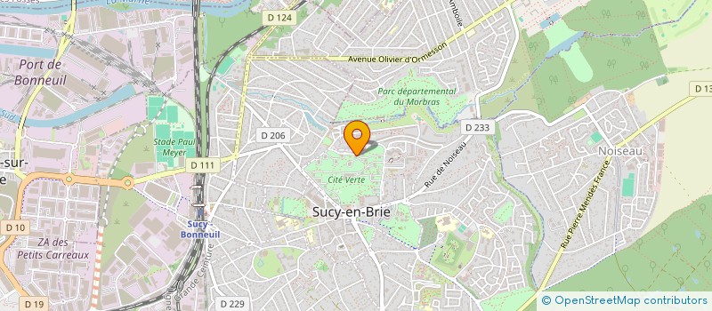 localisation de l'entreprise CENTRE D'ENSEIGNEMENTS DU ROYAUME CHRIST EST LA VIE POUR TOUTES LES NATIONS (CERCV) à SUCY-EN-BRIE
