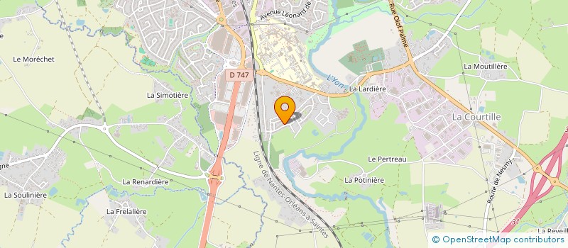 localisation de l'entreprise CENTRE D ENTRAINEMENT ET DE FORMATION 85 à ROCHE SUR YON (LA)