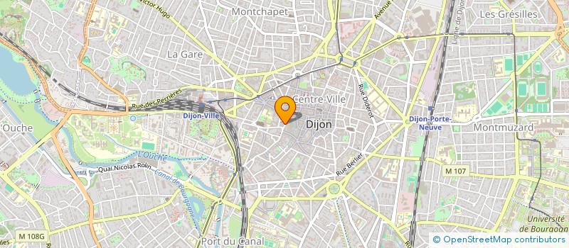 localisation de l'entreprise CENTRE D'ENTRAINEMENT-ETUDE EN LIAISON AVEC LA FORMATION ENTREPRISE à DIJON