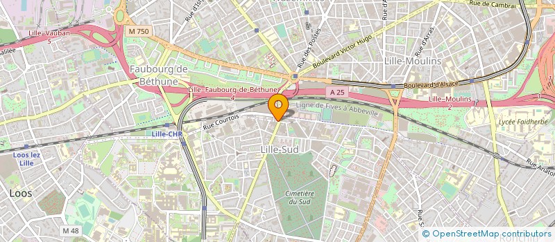 localisation de l'entreprise CENTRE D'ENTRETIEN RAPIDE & DISTRIBUTION à LILLE