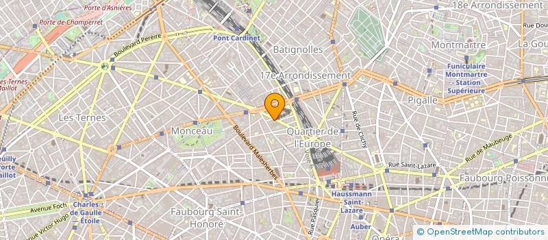 localisation de l'entreprise CENTRE D ESTHETIQUE CORPOREL à PARIS
