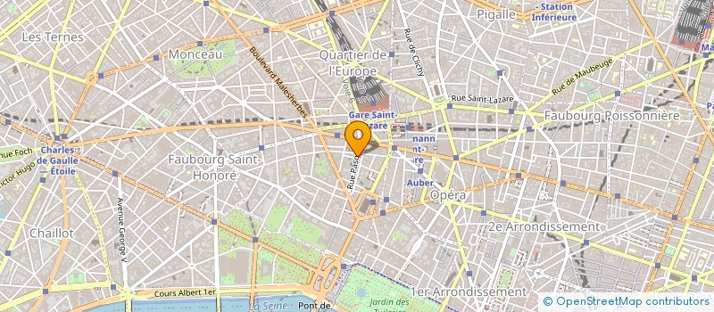 localisation de l'entreprise CENTRE D'ESTHETIQUE JANE DE BUSSET  PARIS