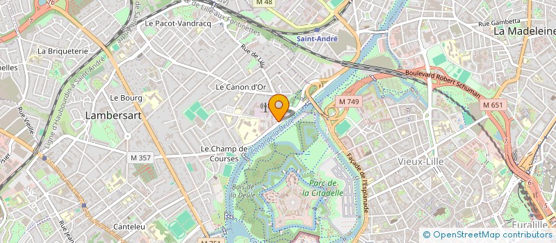 localisation de l'entreprise CENTRE D'ETUDE DE LA CONJONCTURE IMMOBILIERE DU NORD DE LA FRANCE  ENGLOS