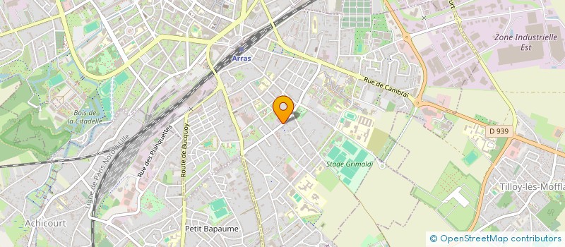 localisation de l'entreprise CENTRE D'ETUDE DE LA REPARATION à ARRAS