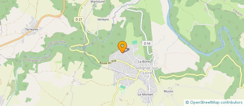 localisation de l'entreprise CENTRE D ETUDE DE LA VALLEE DE LA BORNE à BAINS