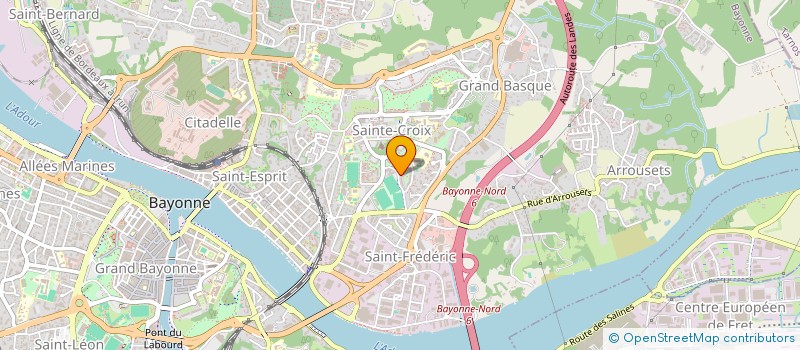 localisation de l'entreprise CENTRE D'ETUDE ET DE MEDITATION KARMA TEKSOUM TCHEULING (KTT) PAYS BASQUE, ALIAS DHAGPO PAYS BASQUE  BAYONNE