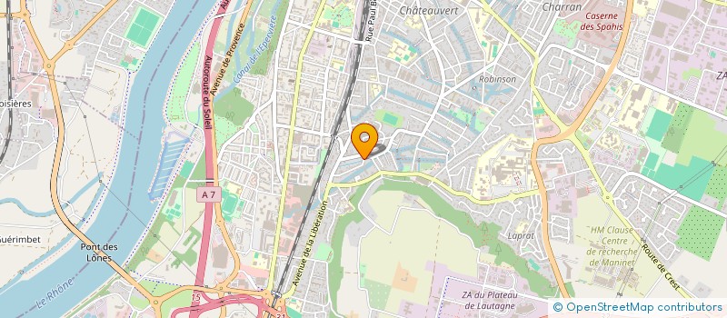 localisation de l'entreprise CENTRE D ETUDE ET DE RECHERCHE SUR LE SPORT à VALENCE
