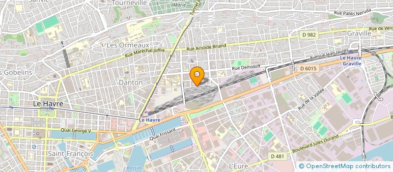 localisation de l'entreprise CENTRE D'ETUDE NORMAND DU TAI JI QUAN à LE HAVRE