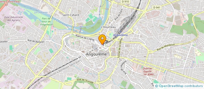 localisation de l'entreprise CENTRE D'ETUDE TECHNIQUE ENVIRONNEMENTAL ET FORESTIER à ANGOULEME