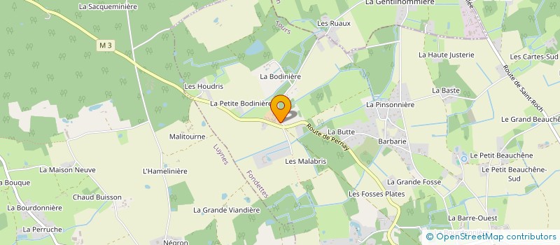 localisation de l'entreprise CENTRE D'ETUDES BIOLOGIQUES ET PHARMACEUTIQUES à FONDETTES