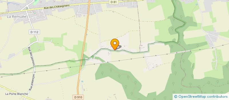 localisation de l'entreprise CENTRE D'ETUDES BOUDDHIQUES  LA REMUEE