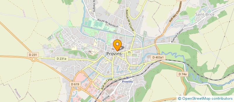 localisation de l'entreprise CENTRE D'ETUDES DE GESTION ET D'EXPERTISE COMPTABLE à PROVINS