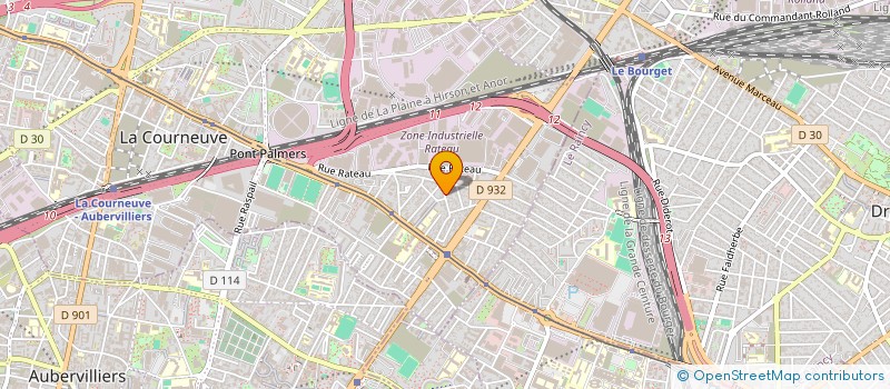 localisation de l'entreprise CENTRE D ETUDES DE SECURITE ET DE RELATIONS INTERNATIONALES DE PARIS ( CESRIP ) à LA COURNEUVE