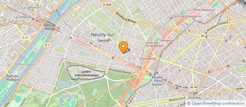 localisation de l'entreprise CENTRE D ETUDES DE SOLIDARITES FAMILIALES ET SOCIALES à NEUILLY-SUR-SEINE