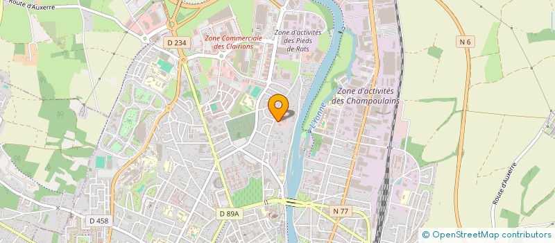 localisation de l'entreprise CENTRE D ETUDES DES TECHNIQUES FORESTIERES DE BOURGOGNE à AUXERRE