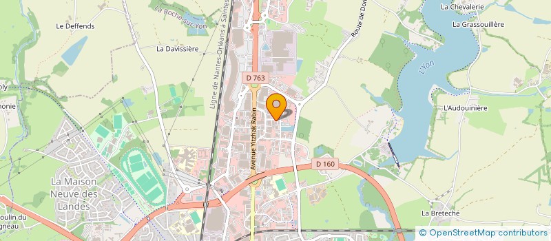 localisation de l'entreprise CENTRE D ETUDES ET D ACTION SOCIALE  LA ROCHE-SUR-YON