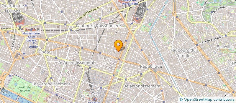 localisation de l'entreprise CENTRE D'ETUDES ET D'ACTIONS SOCIALES à PARIS